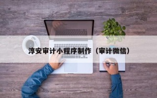 进贤淳安审计小程序制作（审计微信）